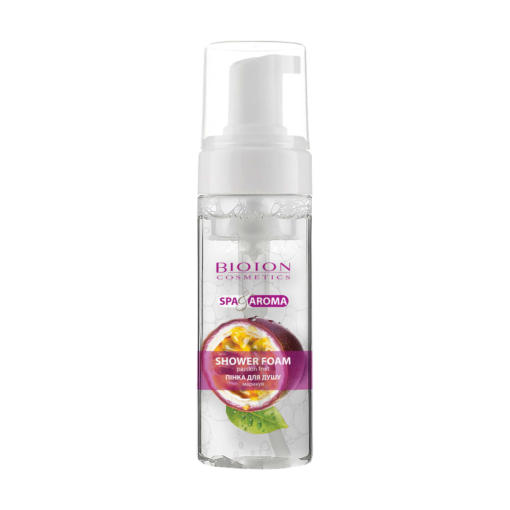 Уцінка! Пінка для душу Bioton Cosmetics Spa &amp; Aroma Shower Foam Маракуя, 150 мл